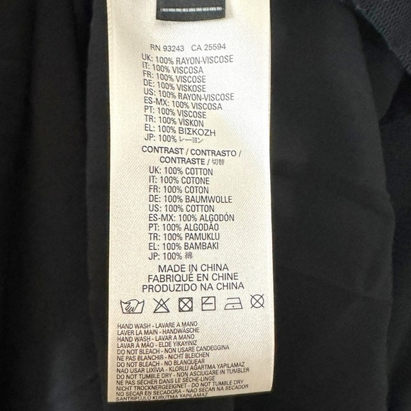 Diesel Subversive Black Maxi Dress Medium Cinch Waist Grunge Goth Mesh Y2K - Picture 11 of 12